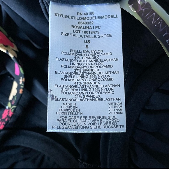 New! Skinny Dippers Jellyroll Rosalina Floral One Piece Swimsuit 35119 - Picture 11 of 12